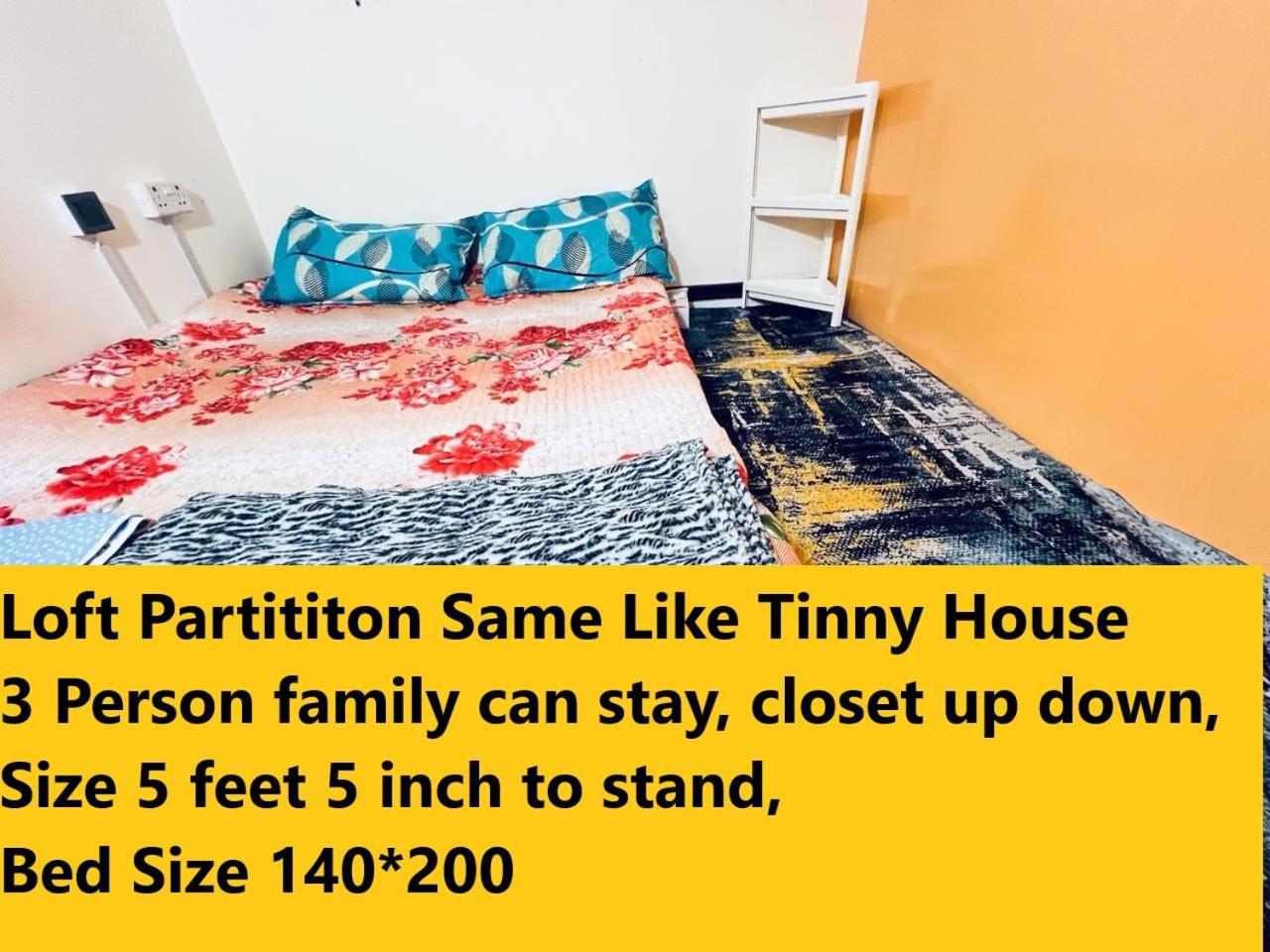 迪拜Moon Backpackers Burjman Exit 2, Family Partitions, Loft Partitions,公寓 外观 照片